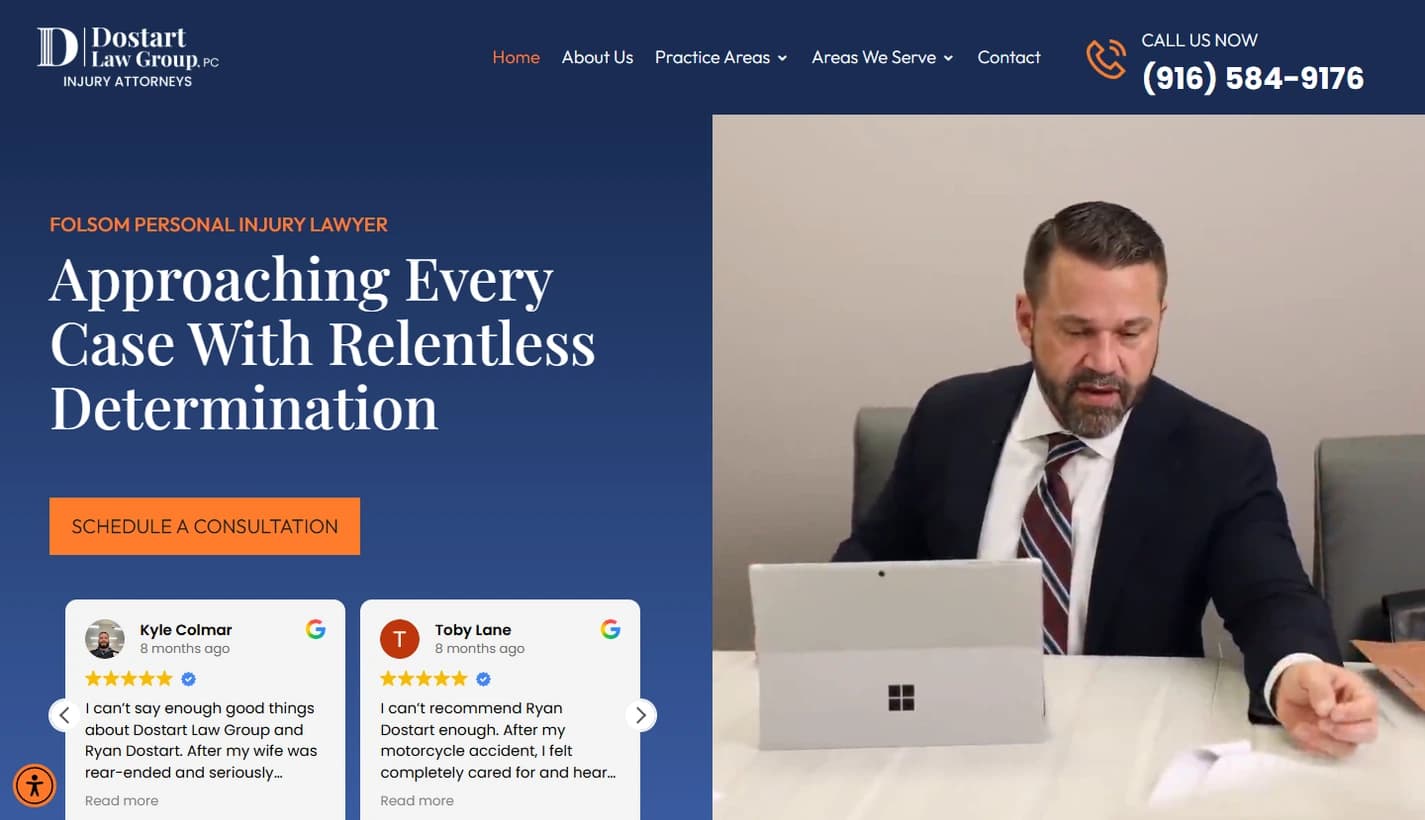 Dostart Law Group home page