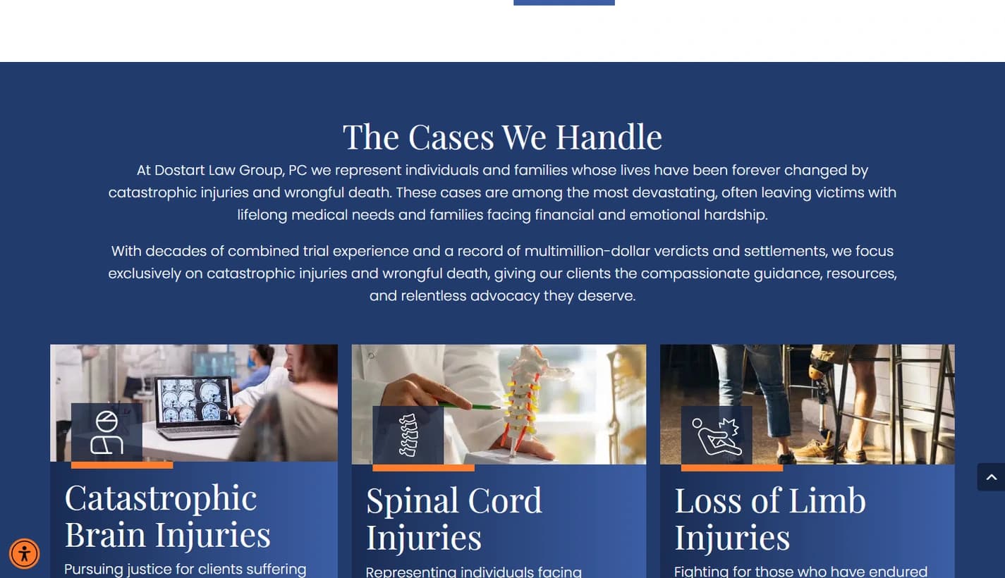 Dostart Law Group case types